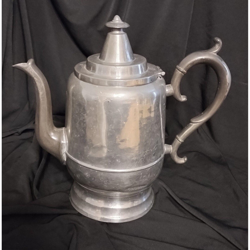 Vintage Pewter Metalware Teapot